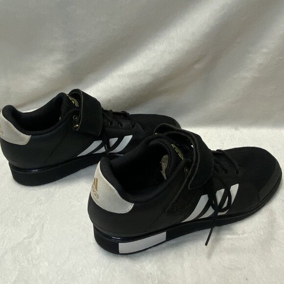Adidas Power Perfect 3 Black Gold Weightlifting Men’s Size 13.5 - Picture 5 of 8